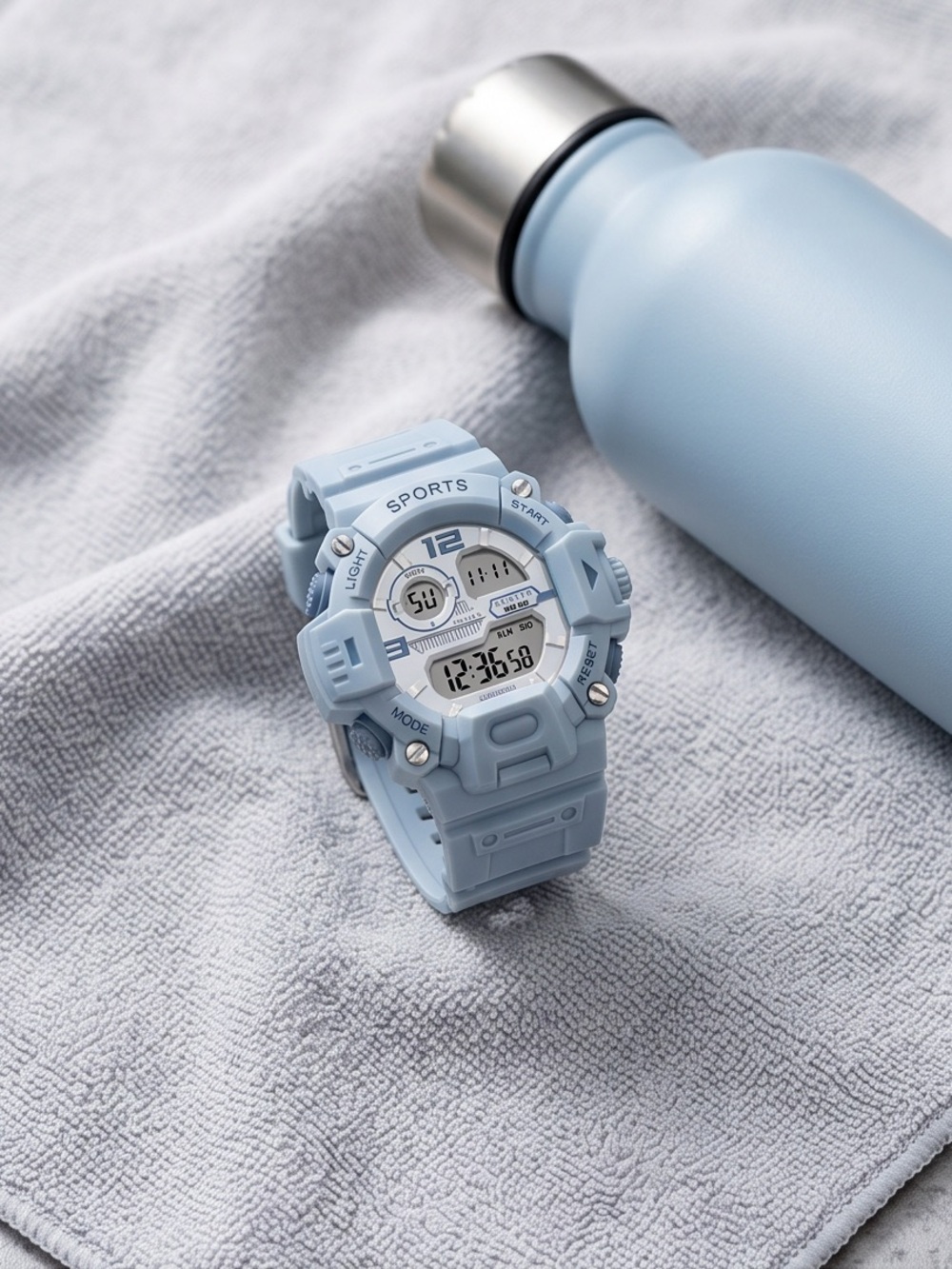 Activa by invicta Light Blue Digital Sports Watch